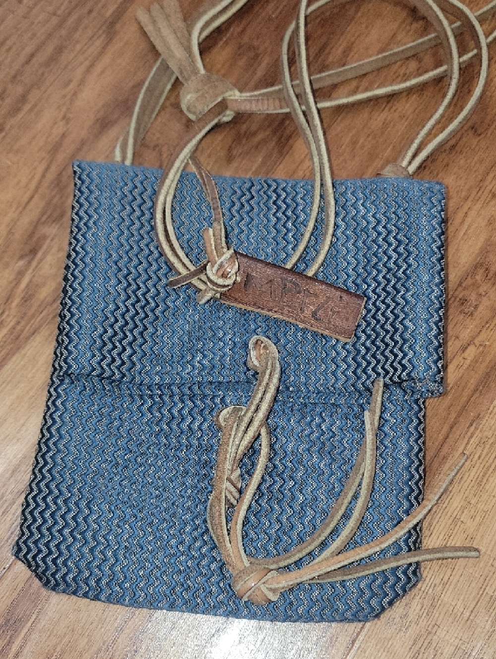 Merci Handcrafted Tapestry & Leather Crossbody Bag